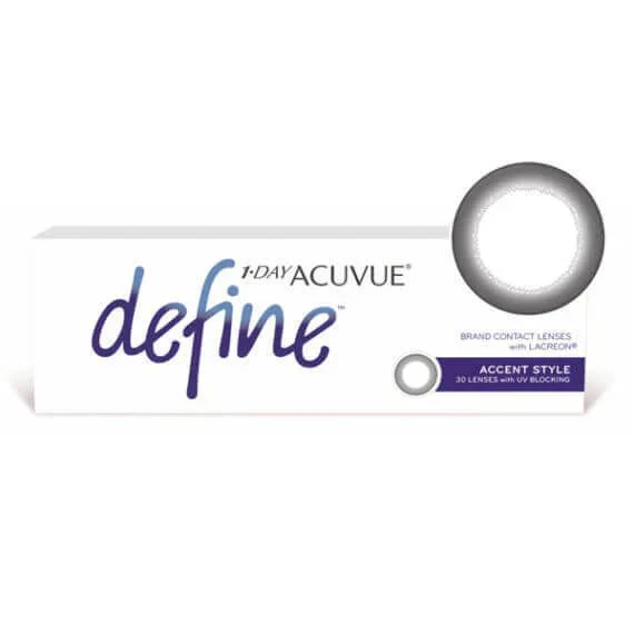 1-Day Acuvue Define Accent Style Colored Contacts (30 Pack) - Image 3