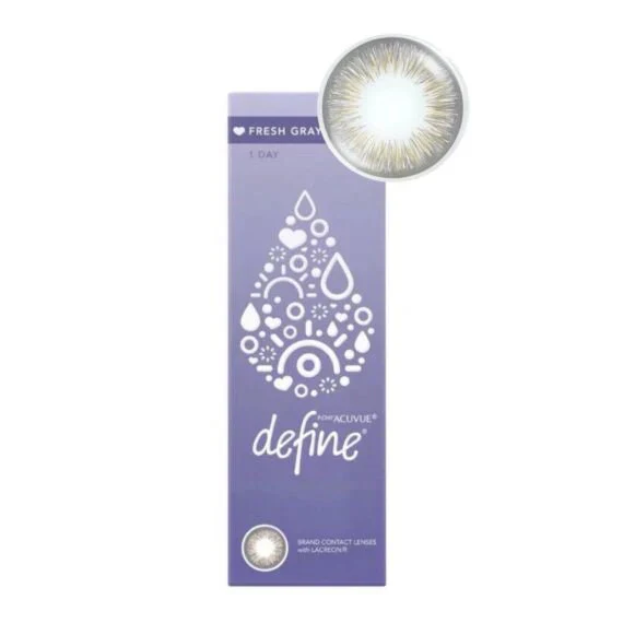 1-Day Acuvue Define Fresh Grayzel Color Contact Lenses (30 Pack) - Image 3