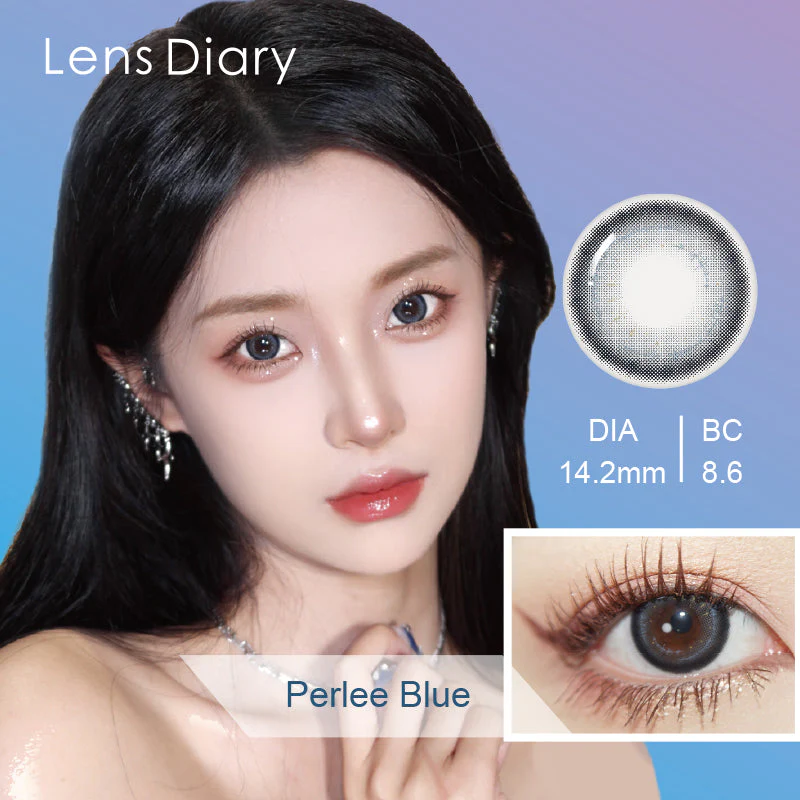 Lens Diary Perlee Blue Monthly Circle Lenses - Image 3