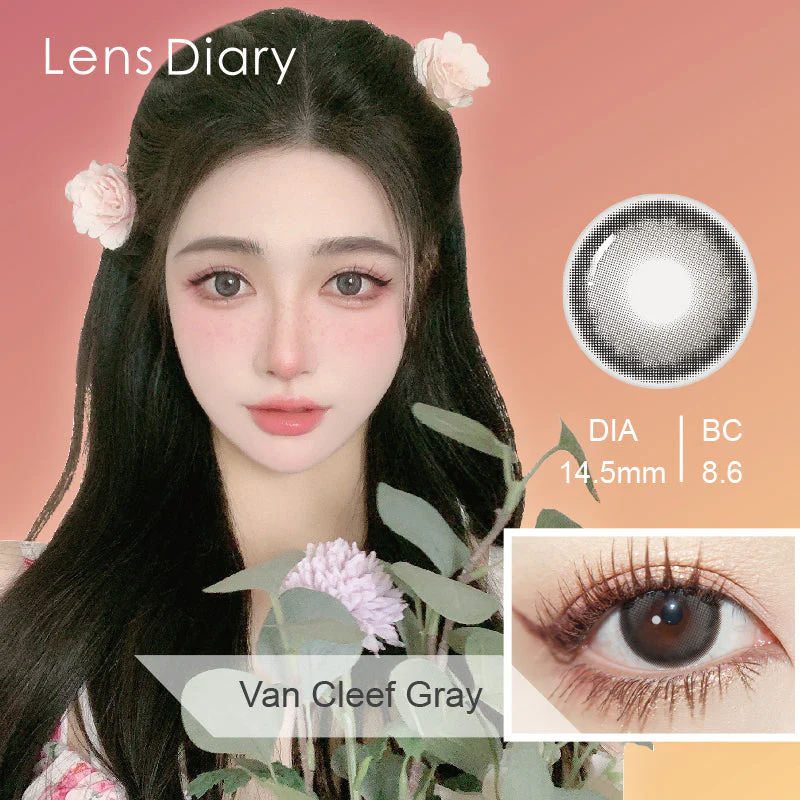Lens Diary Van Cleef Gray Monthly Circle Lenses - Image 3