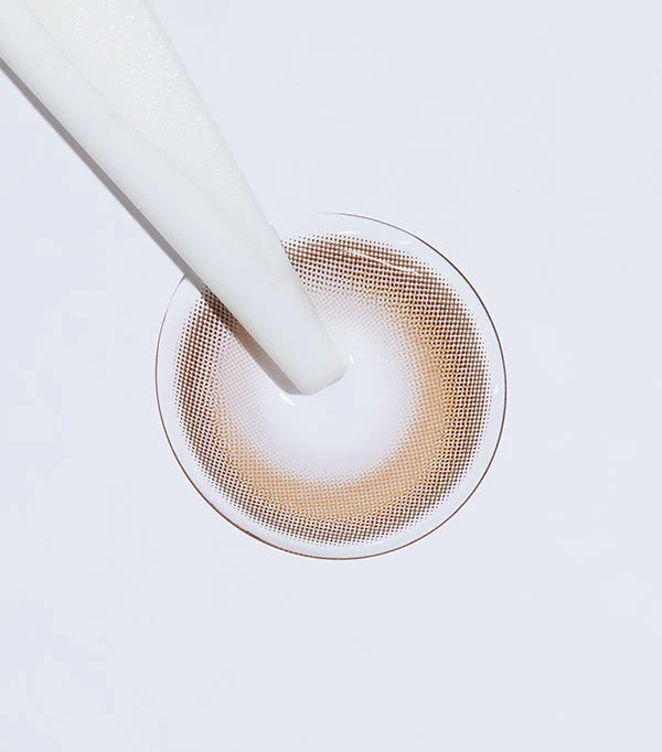 Olens Cherry Moon Brown Monthly Color Contact Lenses - Image 3