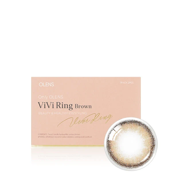 Olens ViVi Ring Brown Monthly Lenses - Image 7